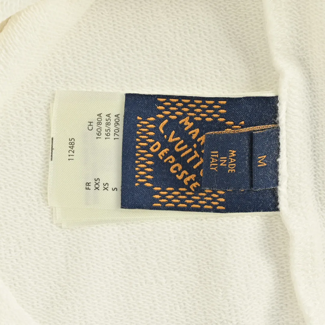 Louis Vuitton/Louis Vuitton 24Fw Western denim heavy embroidered round neck sweatshirt